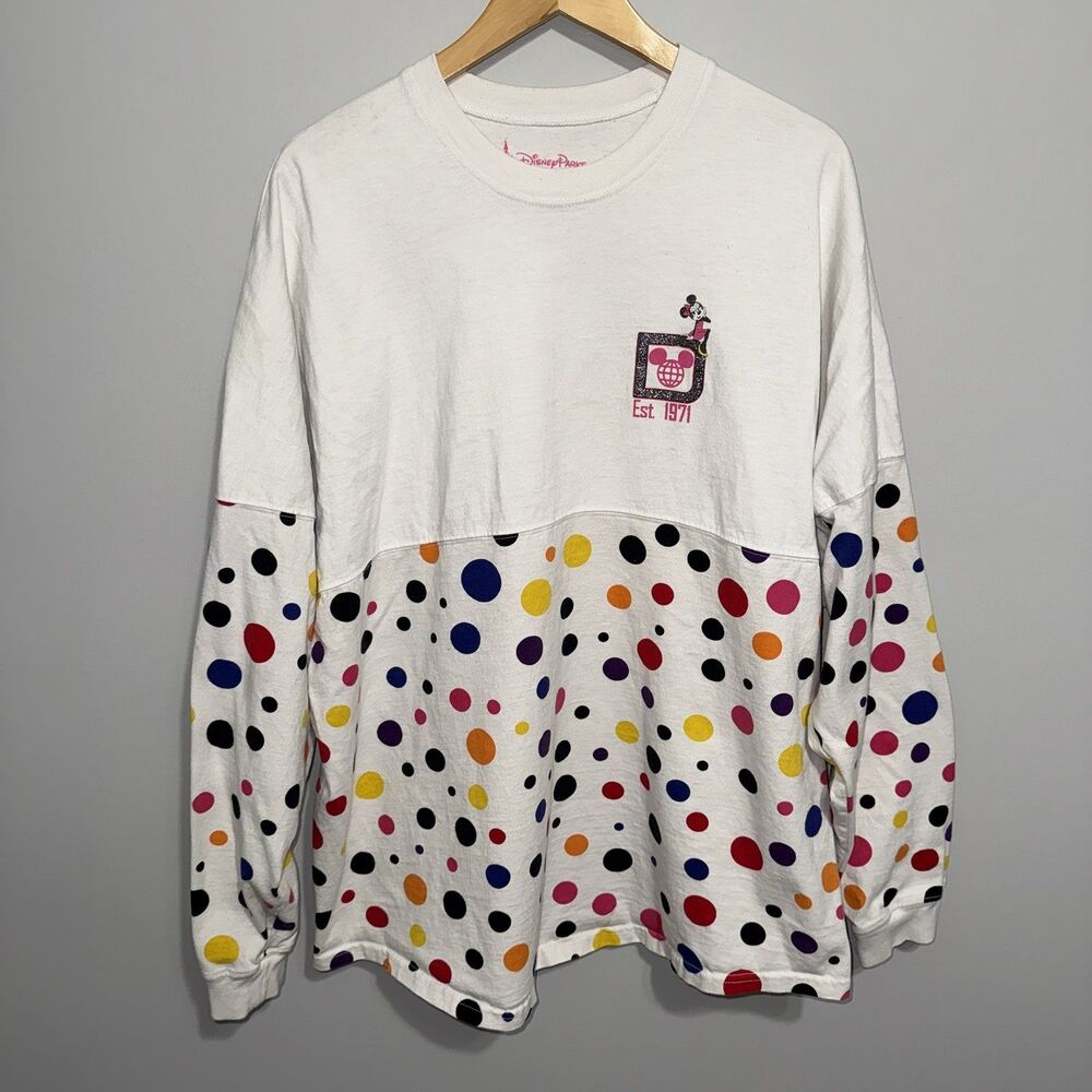 Disney Parks Spirit Jersey Polka Dot Disneyland Minnie Mouse Size 2XL